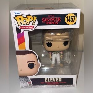 Funko Pop! Stranger Things Eleven Figure - Black, White, Brown